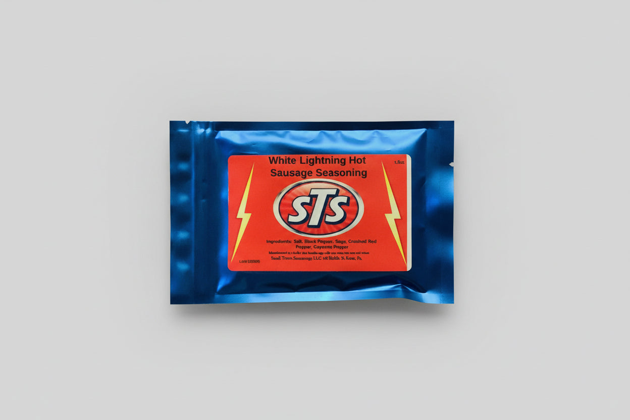 Hot White Lightning Sausage 1.8oz Small Case 10 units